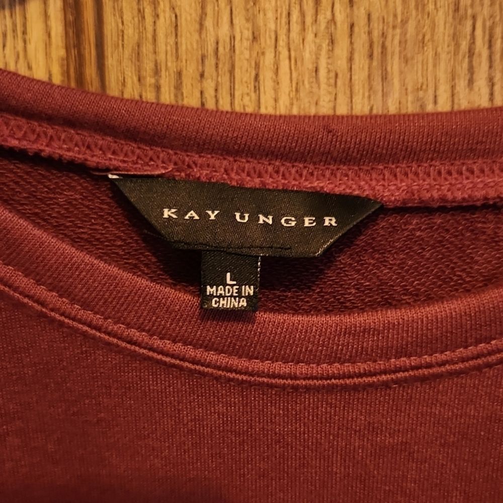 Kay Unger size L sweatshirt - Picture 3 of 5